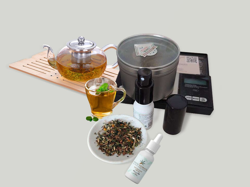 Royal Tea Collection with 10ml Water Soluble CBD;