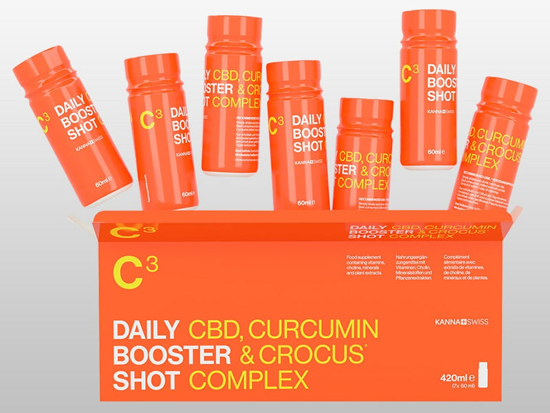 C3 - C3 Daily booster shot Curcumin, Crocus, and CBD Complex 