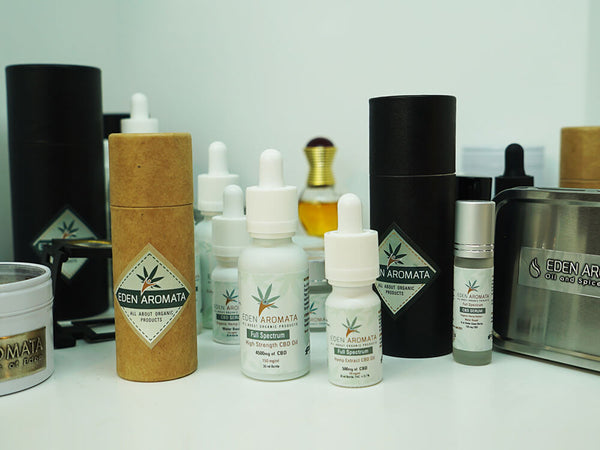 EdenAromata Full Spectrum Organic CBD Oil - 5% & 20% in 10ml and 30ml bottles