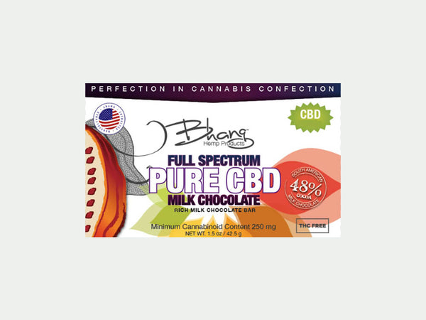 Award Winning Bhang CBD Milk Chocolate